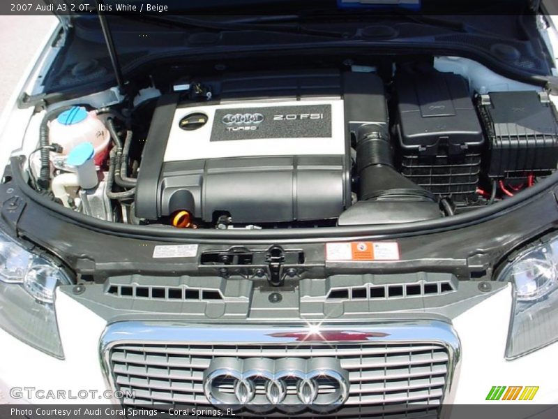 Ibis White / Beige 2007 Audi A3 2.0T