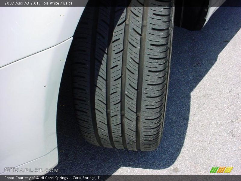 Ibis White / Beige 2007 Audi A3 2.0T