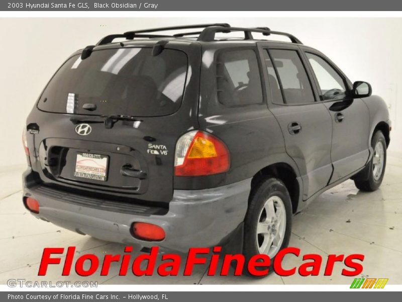 Black Obsidian / Gray 2003 Hyundai Santa Fe GLS