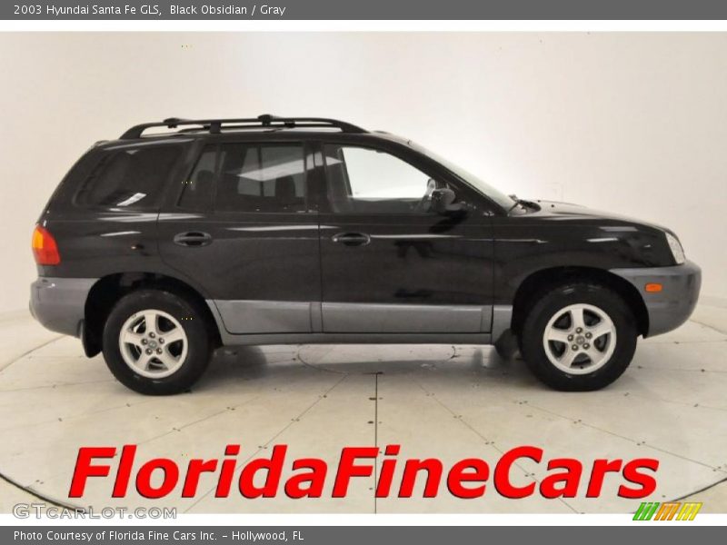 Black Obsidian / Gray 2003 Hyundai Santa Fe GLS