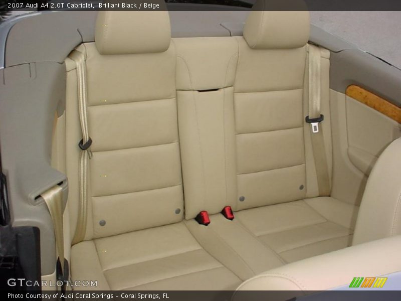 Brilliant Black / Beige 2007 Audi A4 2.0T Cabriolet