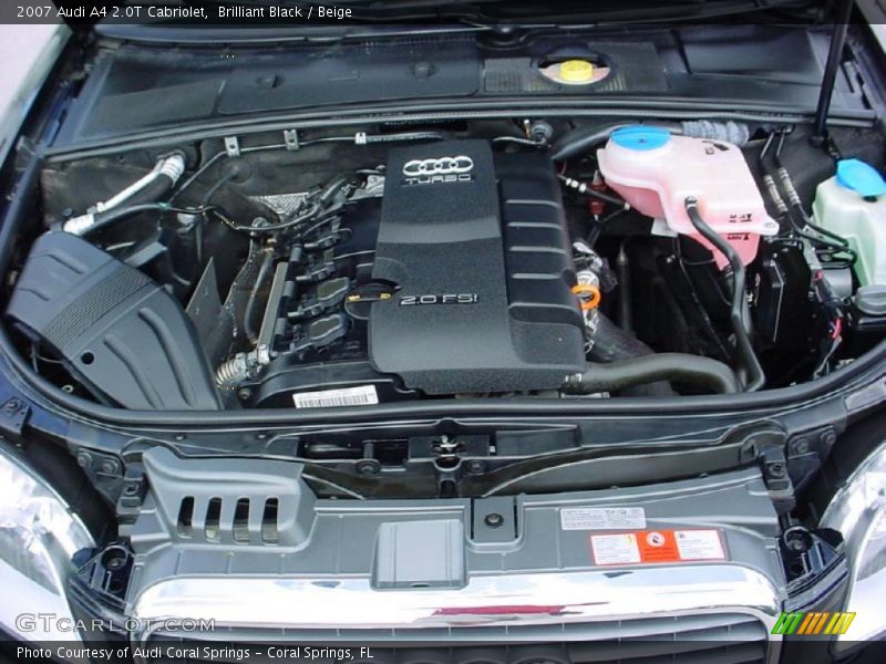 Brilliant Black / Beige 2007 Audi A4 2.0T Cabriolet