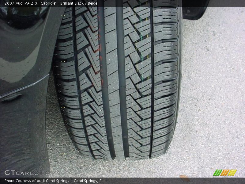 Brilliant Black / Beige 2007 Audi A4 2.0T Cabriolet