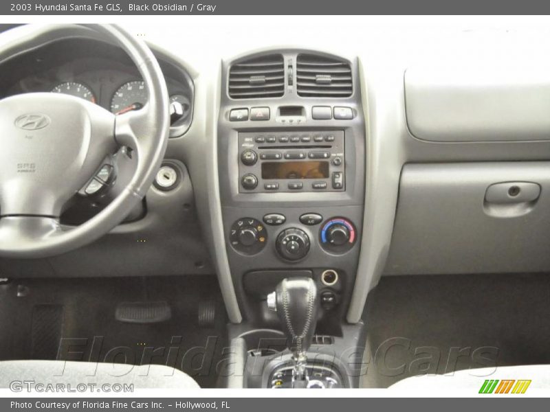 Black Obsidian / Gray 2003 Hyundai Santa Fe GLS