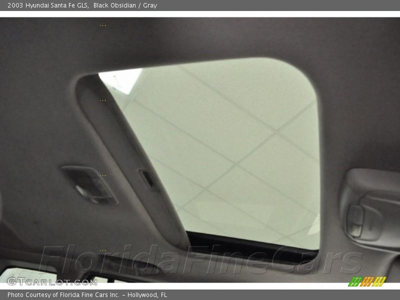 Black Obsidian / Gray 2003 Hyundai Santa Fe GLS