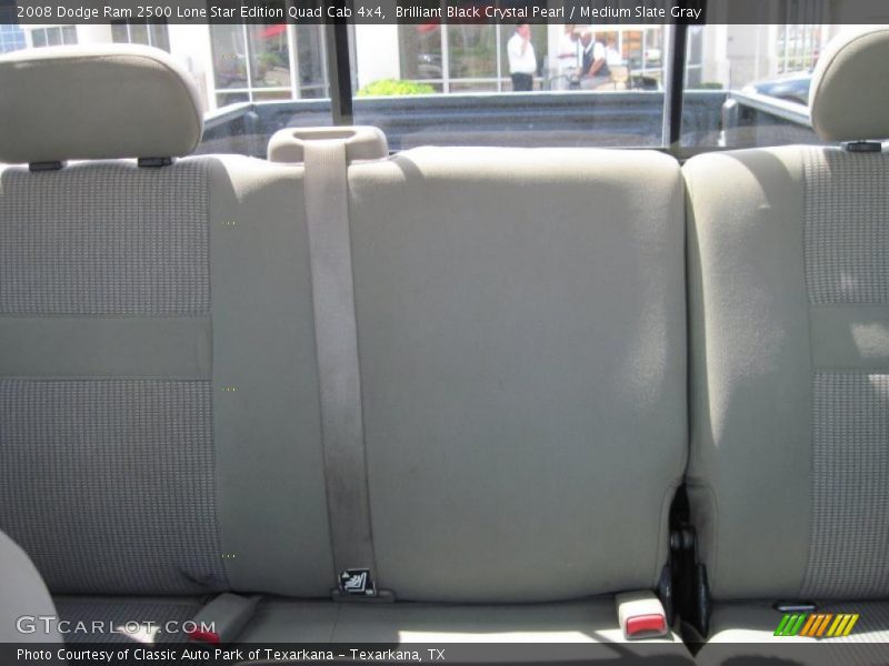 Brilliant Black Crystal Pearl / Medium Slate Gray 2008 Dodge Ram 2500 Lone Star Edition Quad Cab 4x4