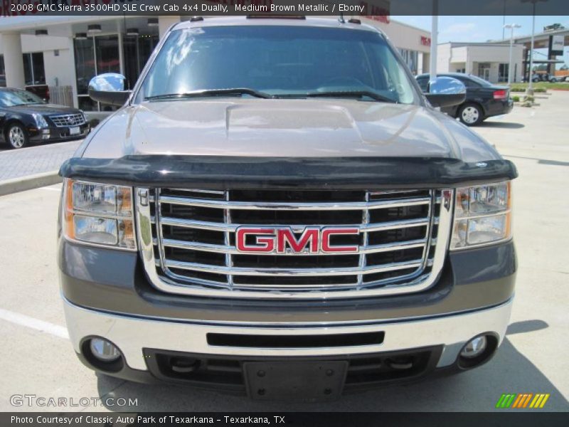 Medium Brown Metallic / Ebony 2008 GMC Sierra 3500HD SLE Crew Cab 4x4 Dually