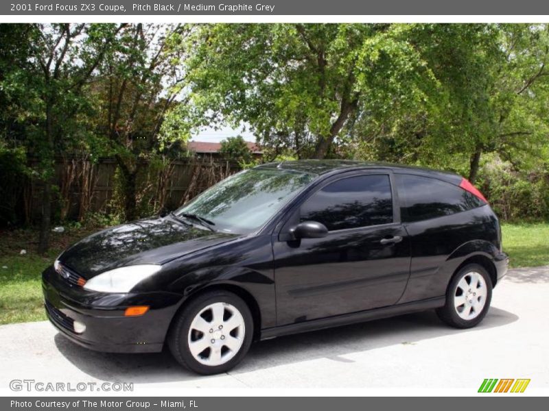 Pitch Black / Medium Graphite Grey 2001 Ford Focus ZX3 Coupe