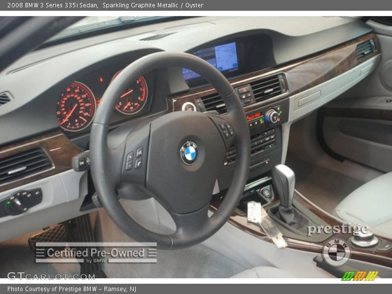 Sparkling Graphite Metallic / Oyster 2008 BMW 3 Series 335i Sedan
