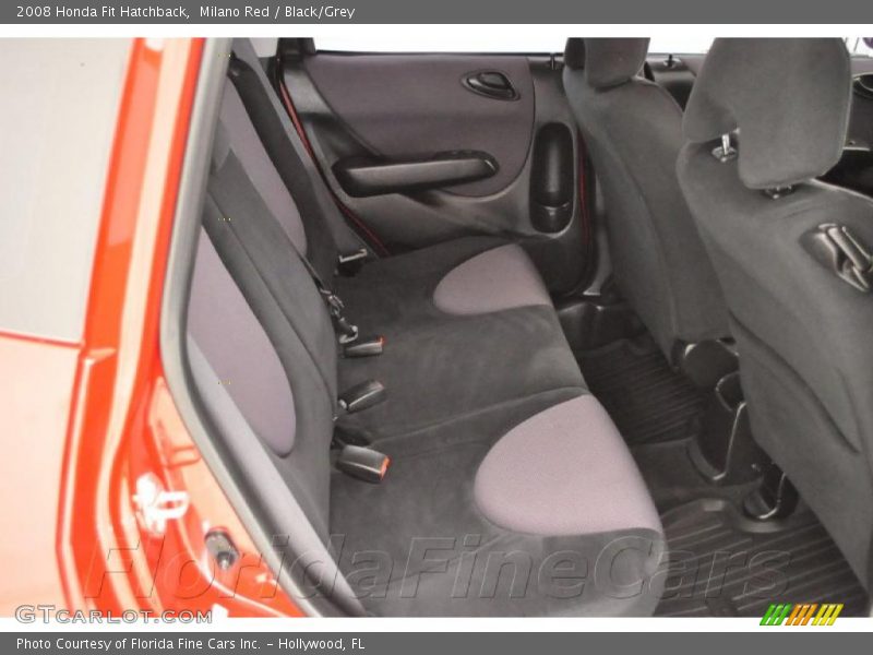 Milano Red / Black/Grey 2008 Honda Fit Hatchback