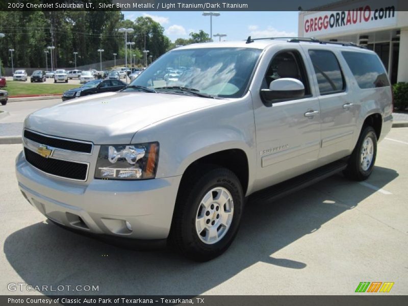 Silver Birch Metallic / Light Titanium/Dark Titanium 2009 Chevrolet Suburban LT
