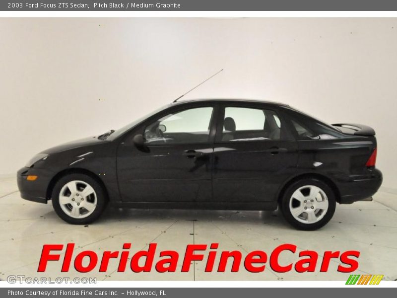 Pitch Black / Medium Graphite 2003 Ford Focus ZTS Sedan