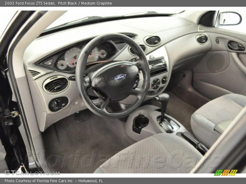 Pitch Black / Medium Graphite 2003 Ford Focus ZTS Sedan