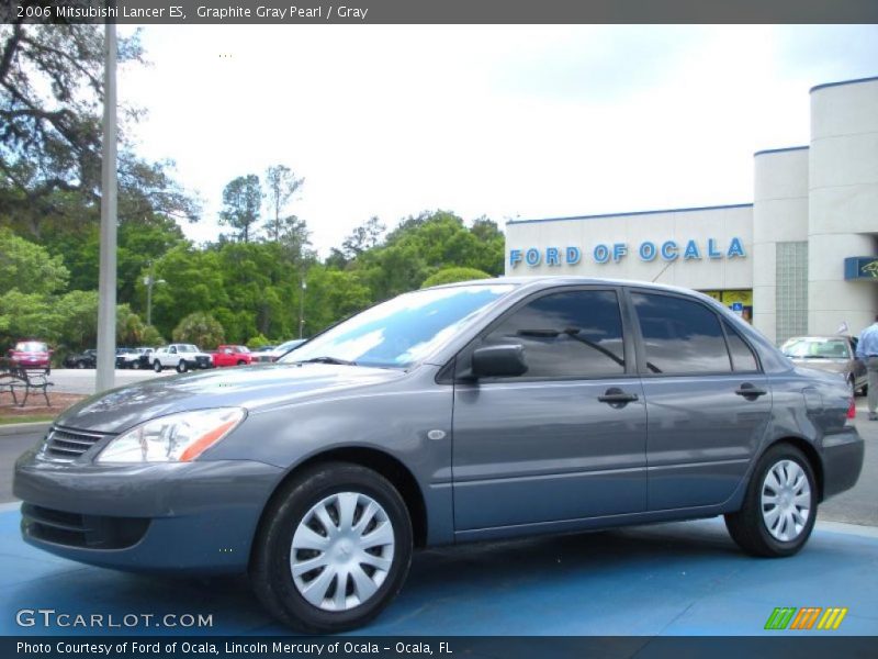 Graphite Gray Pearl / Gray 2006 Mitsubishi Lancer ES