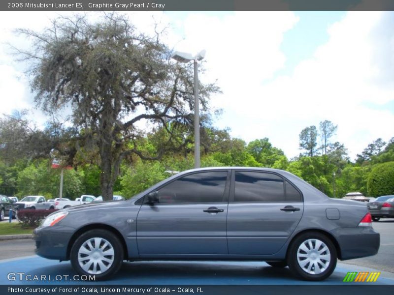 Graphite Gray Pearl / Gray 2006 Mitsubishi Lancer ES