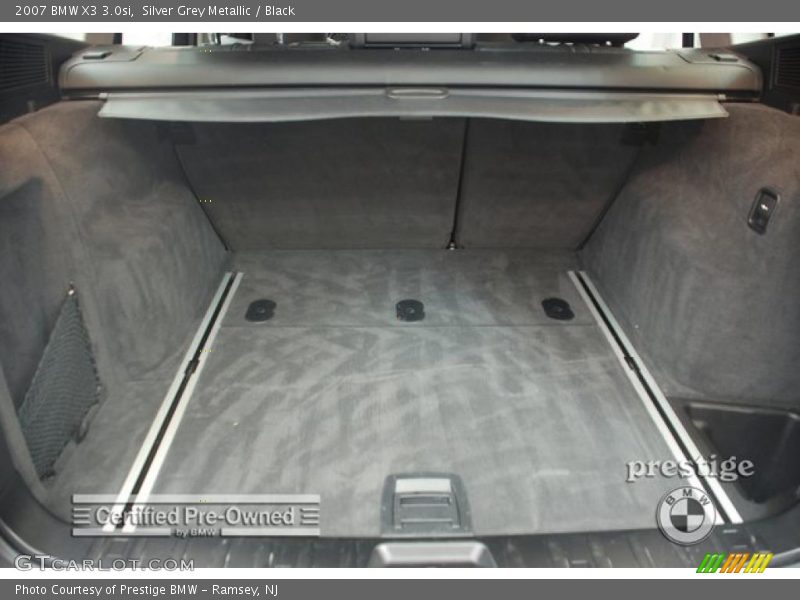 Silver Grey Metallic / Black 2007 BMW X3 3.0si
