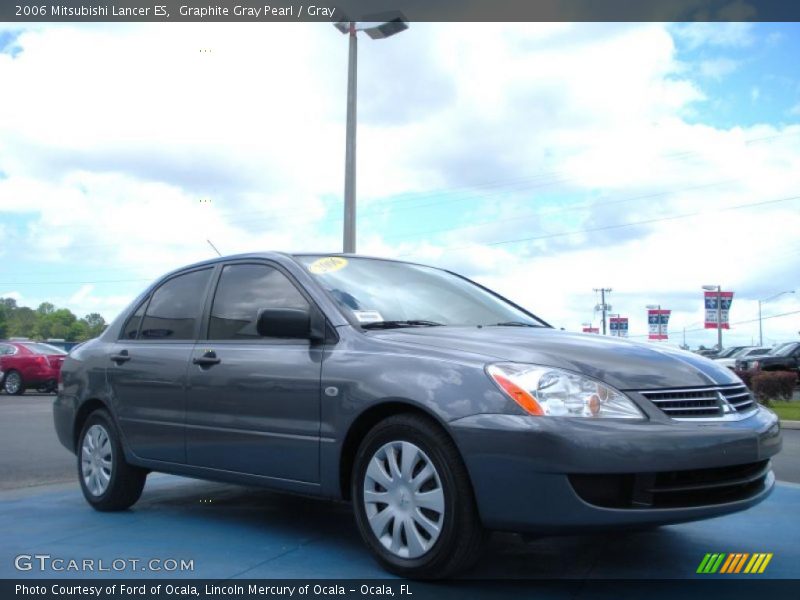 Graphite Gray Pearl / Gray 2006 Mitsubishi Lancer ES