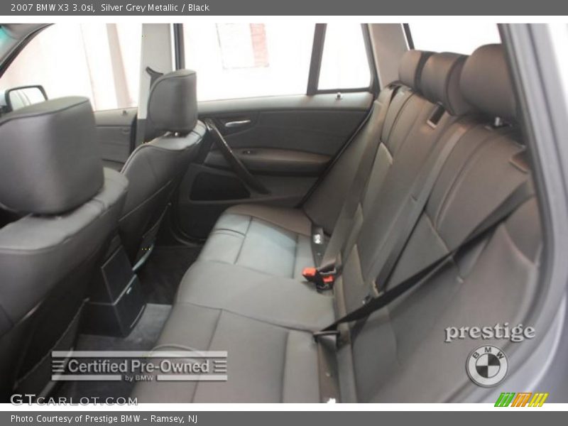 Silver Grey Metallic / Black 2007 BMW X3 3.0si