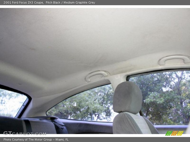 Pitch Black / Medium Graphite Grey 2001 Ford Focus ZX3 Coupe
