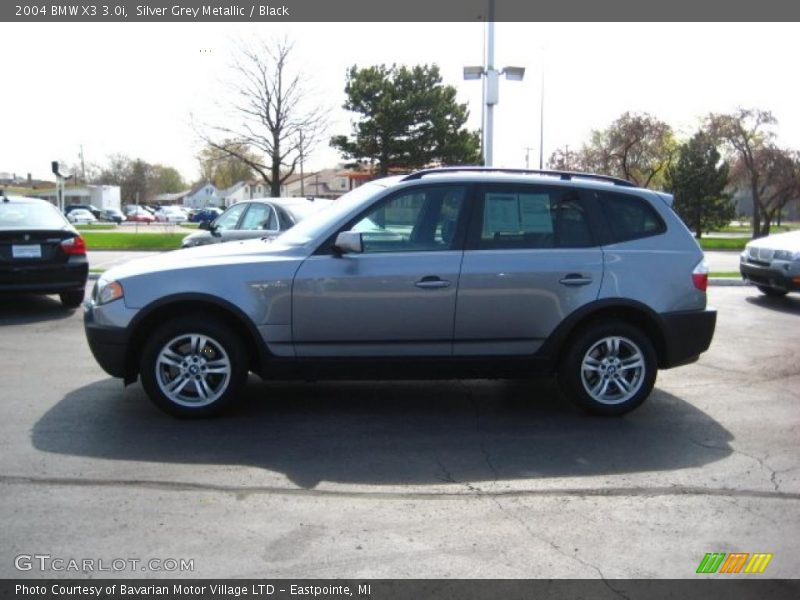 Silver Grey Metallic / Black 2004 BMW X3 3.0i