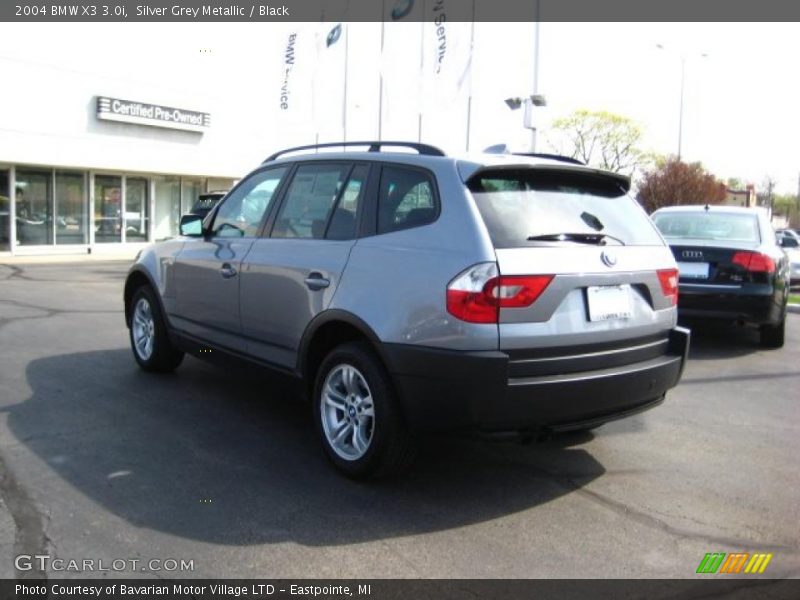 Silver Grey Metallic / Black 2004 BMW X3 3.0i