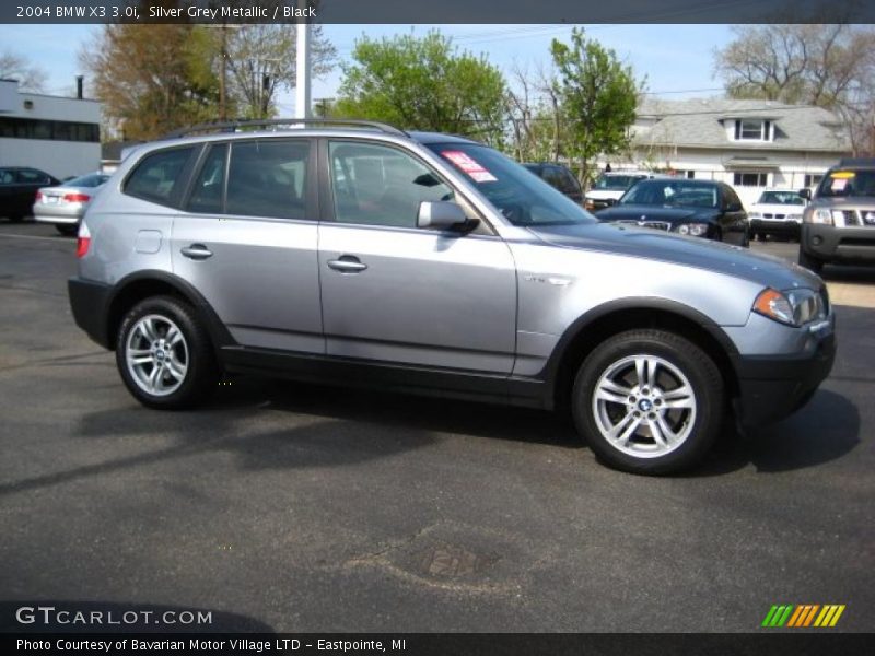 Silver Grey Metallic / Black 2004 BMW X3 3.0i