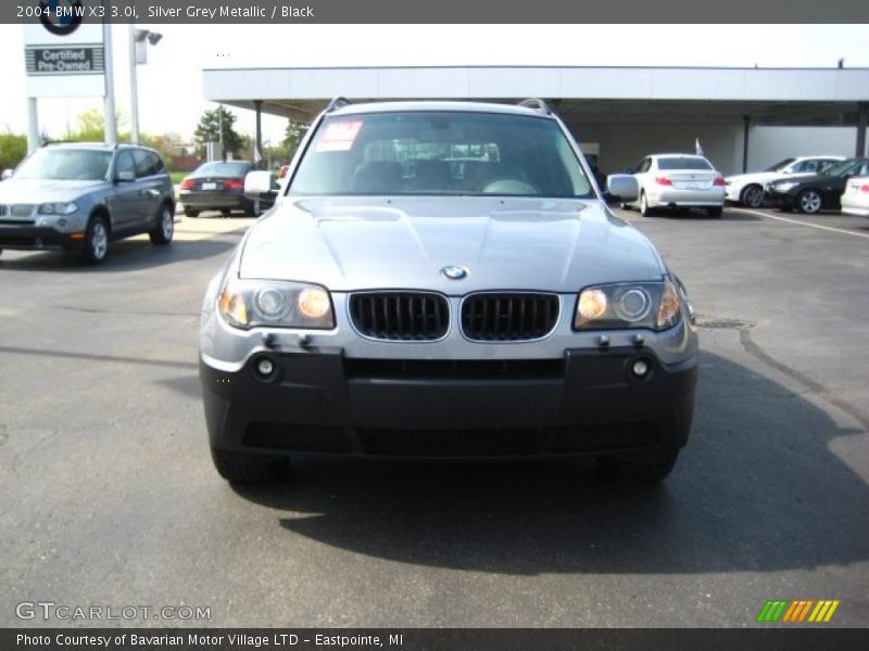 Silver Grey Metallic / Black 2004 BMW X3 3.0i