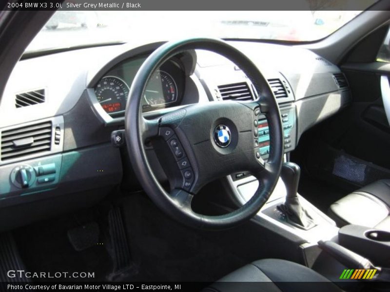 Silver Grey Metallic / Black 2004 BMW X3 3.0i