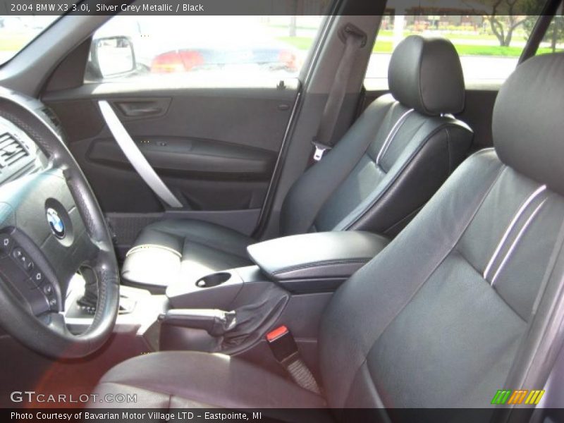 Silver Grey Metallic / Black 2004 BMW X3 3.0i
