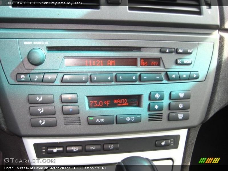 Silver Grey Metallic / Black 2004 BMW X3 3.0i