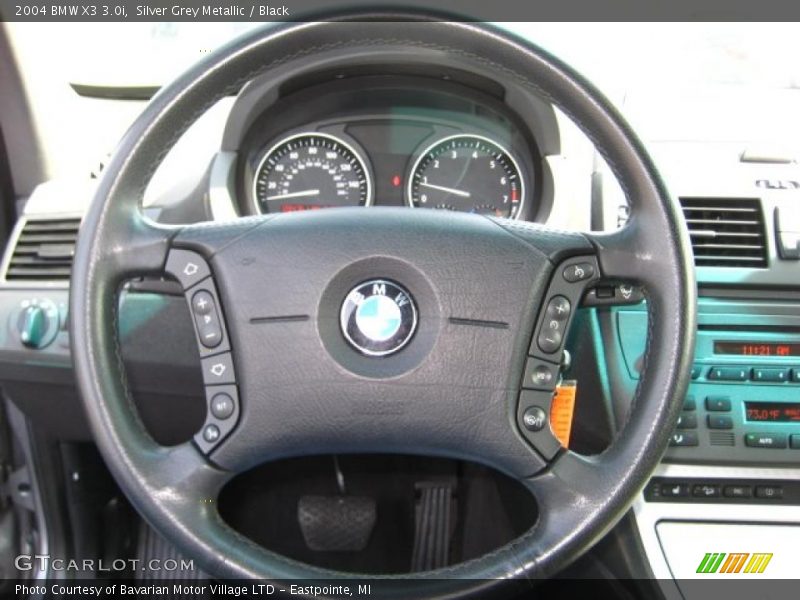 Silver Grey Metallic / Black 2004 BMW X3 3.0i