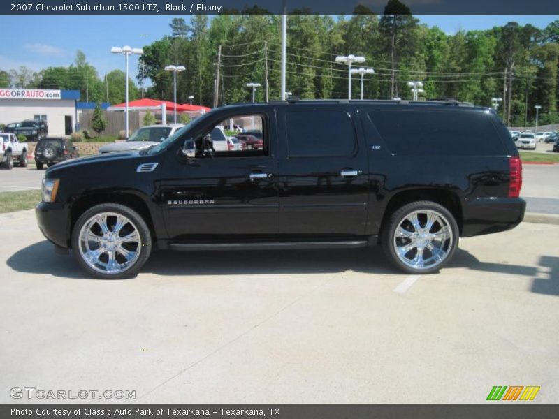 Black / Ebony 2007 Chevrolet Suburban 1500 LTZ
