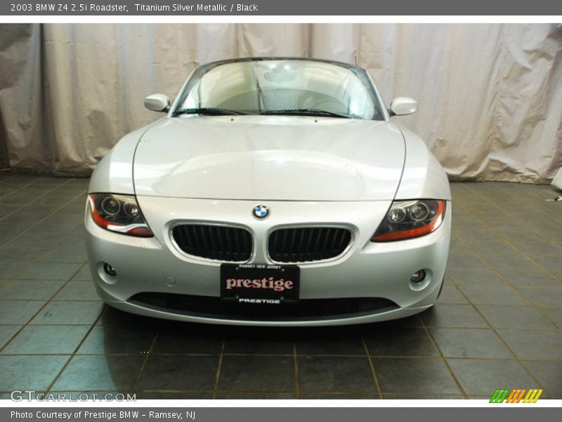 Titanium Silver Metallic / Black 2003 BMW Z4 2.5i Roadster