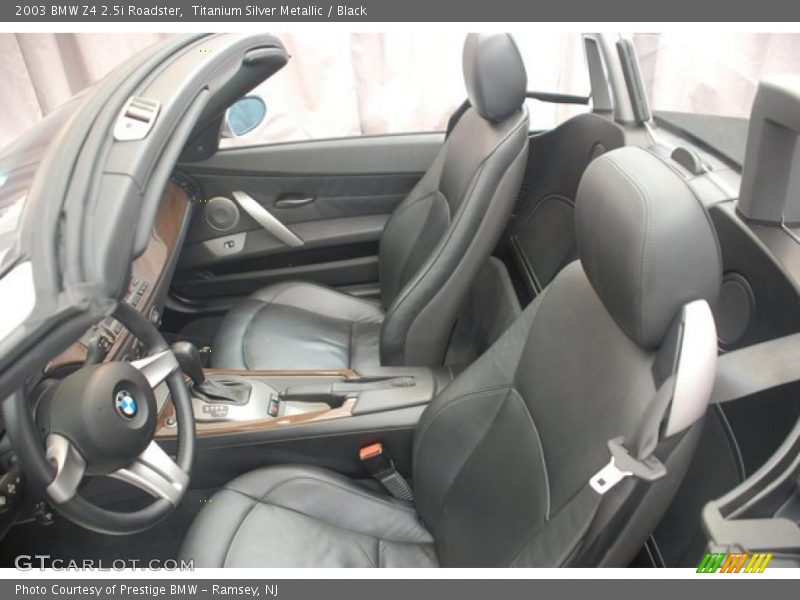Titanium Silver Metallic / Black 2003 BMW Z4 2.5i Roadster