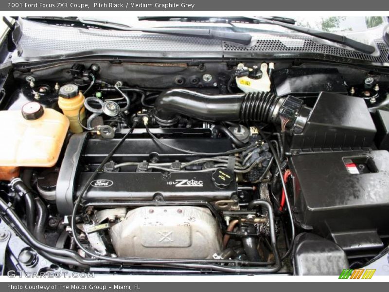 Pitch Black / Medium Graphite Grey 2001 Ford Focus ZX3 Coupe
