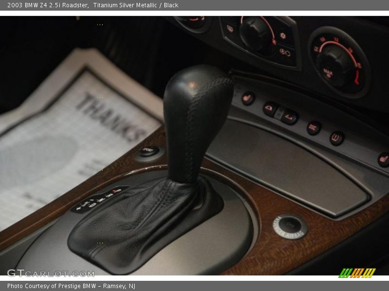 Titanium Silver Metallic / Black 2003 BMW Z4 2.5i Roadster