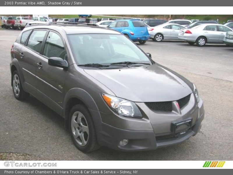 Shadow Gray / Slate 2003 Pontiac Vibe AWD