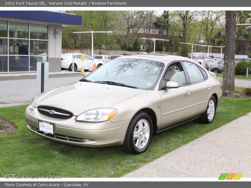 Harvest Gold Metallic / Medium Parchment 2001 Ford Taurus SEL