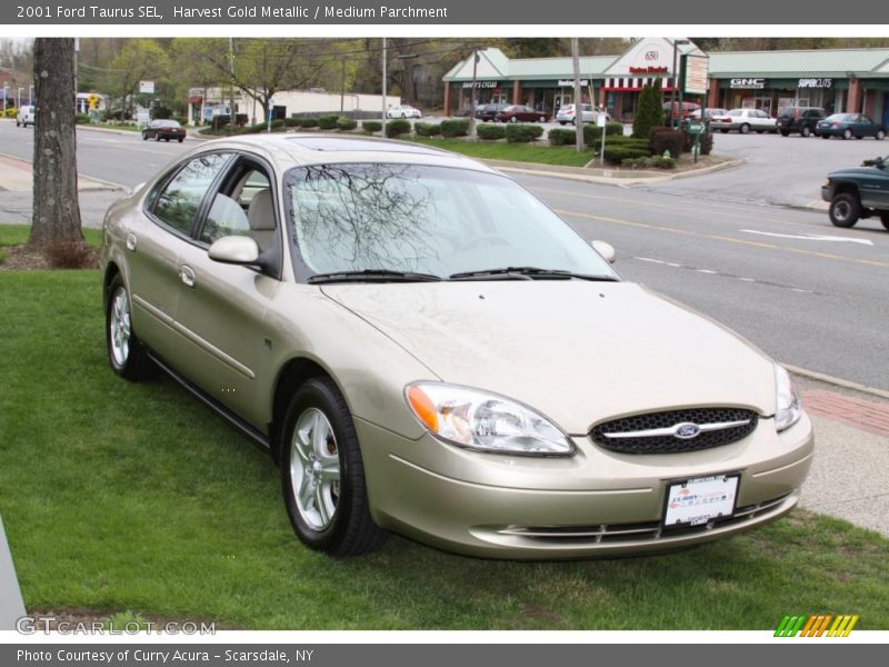 Harvest Gold Metallic / Medium Parchment 2001 Ford Taurus SEL
