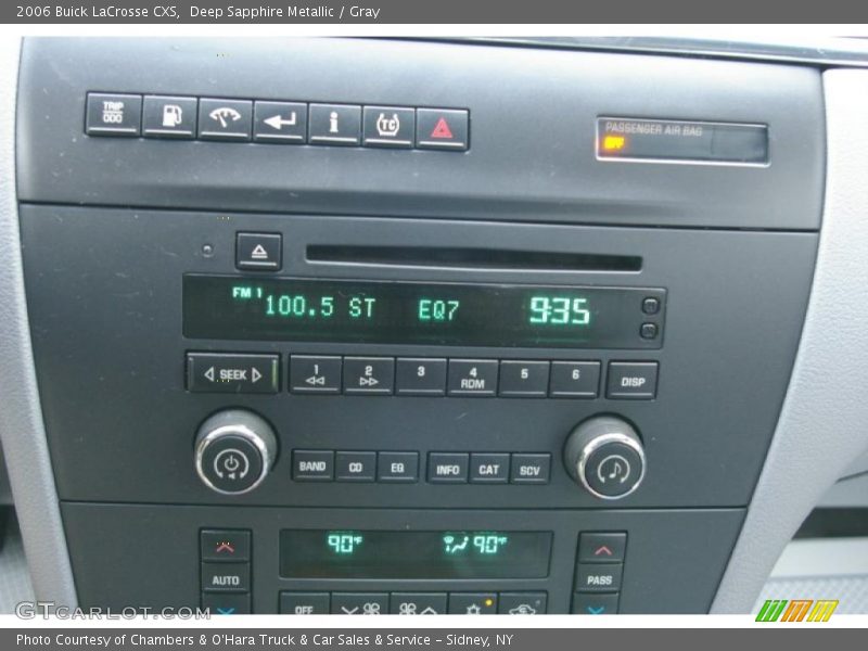 Deep Sapphire Metallic / Gray 2006 Buick LaCrosse CXS