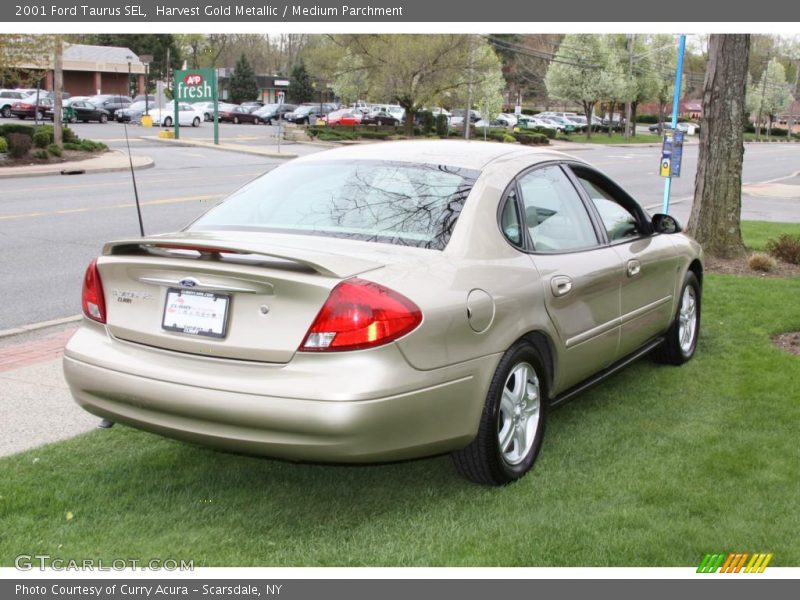 Harvest Gold Metallic / Medium Parchment 2001 Ford Taurus SEL