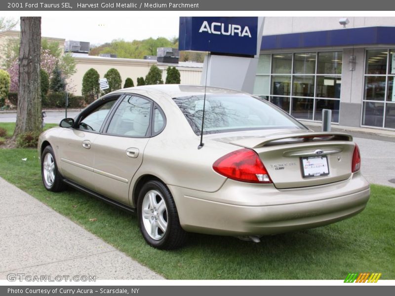 Harvest Gold Metallic / Medium Parchment 2001 Ford Taurus SEL