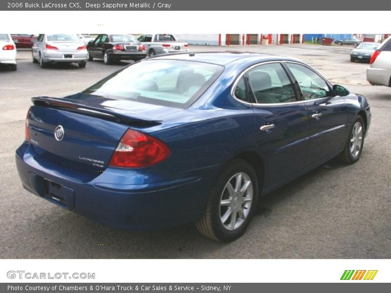 Deep Sapphire Metallic / Gray 2006 Buick LaCrosse CXS