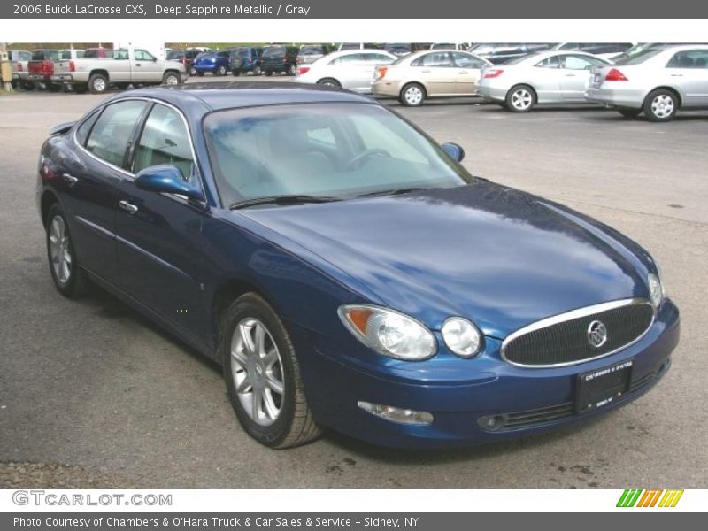 Deep Sapphire Metallic / Gray 2006 Buick LaCrosse CXS