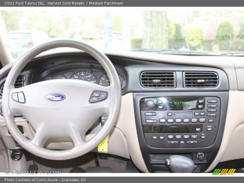 Harvest Gold Metallic / Medium Parchment 2001 Ford Taurus SEL