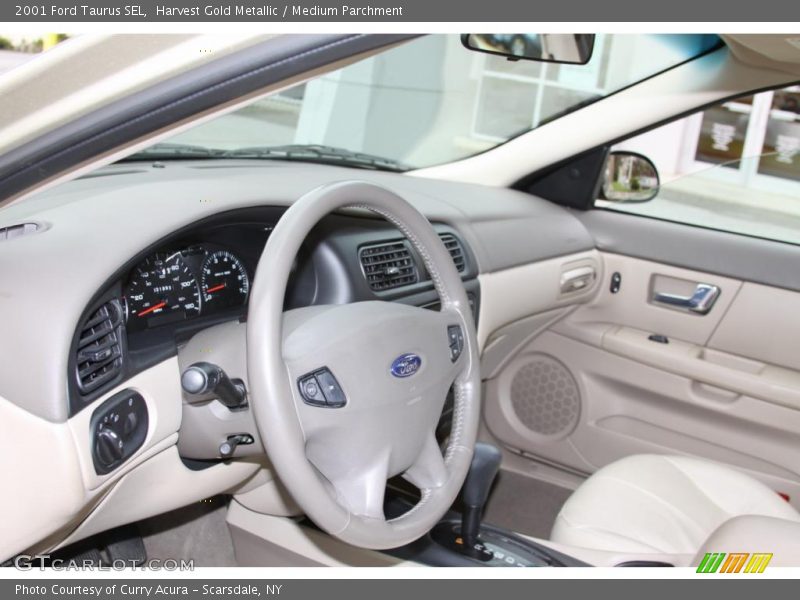 Harvest Gold Metallic / Medium Parchment 2001 Ford Taurus SEL