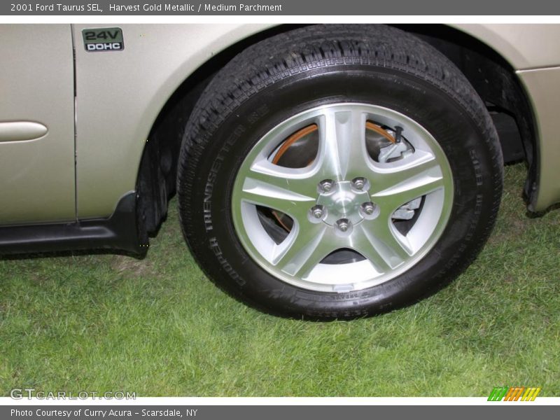 Harvest Gold Metallic / Medium Parchment 2001 Ford Taurus SEL