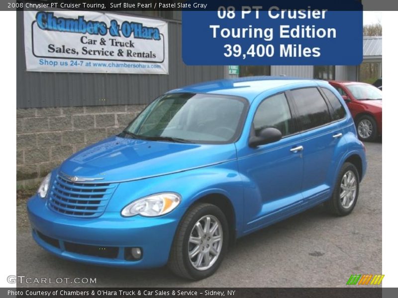 Surf Blue Pearl / Pastel Slate Gray 2008 Chrysler PT Cruiser Touring