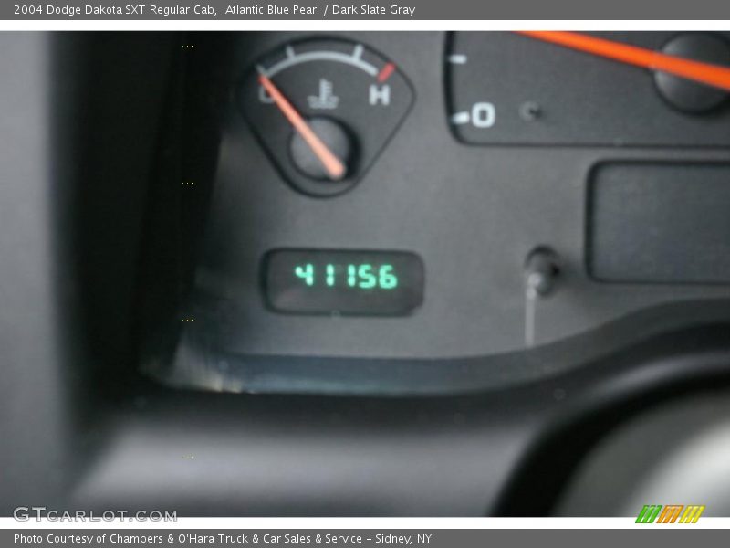 Atlantic Blue Pearl / Dark Slate Gray 2004 Dodge Dakota SXT Regular Cab