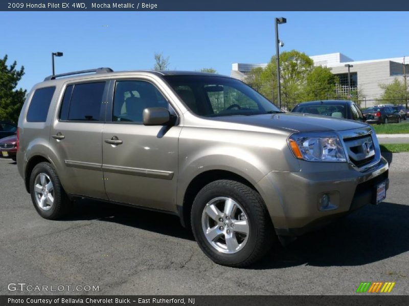 Mocha Metallic / Beige 2009 Honda Pilot EX 4WD
